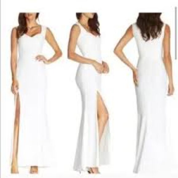 Dress the Population Dresses & Skirts - 15 - NWT DRESS THE POPULATION MONROE SIDE SLIT GOWN